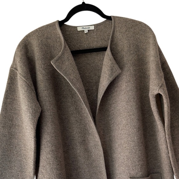MADEWELL | MINETTA HEATHER BIRCH LIKE NEW OPEN FRONT PURE WOOL SWEATER COAT
XXS - Picture 2 of 12